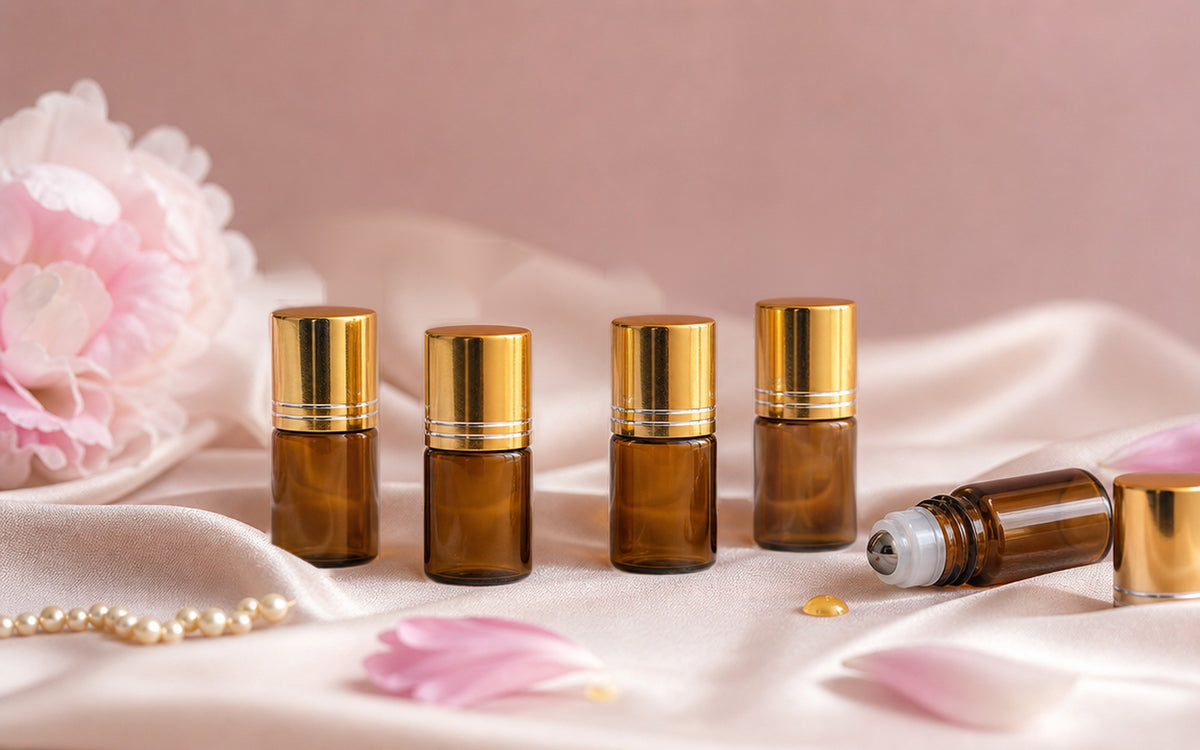 Proefset parfumolie: vijf rollers van 2 ml van Luxurious Scents